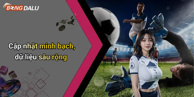 Cập nhật minh bạch, dữ liệu sâu rộng
