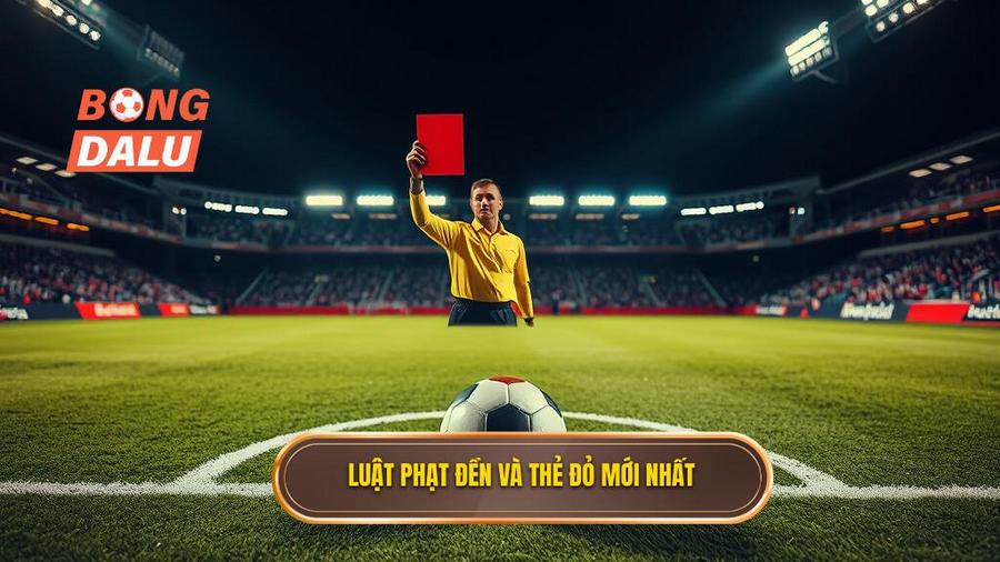 1. Luật phạt đền và thẻ đỏ mới nhất