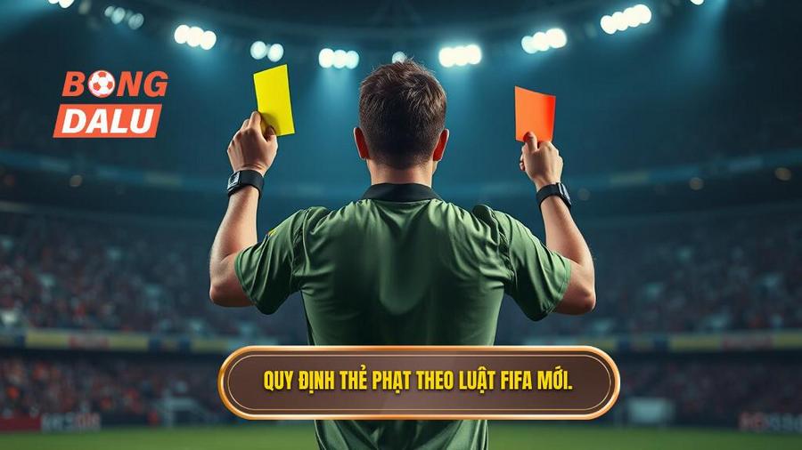 3. Quy định thẻ phạt theo Luật FIFA mới.