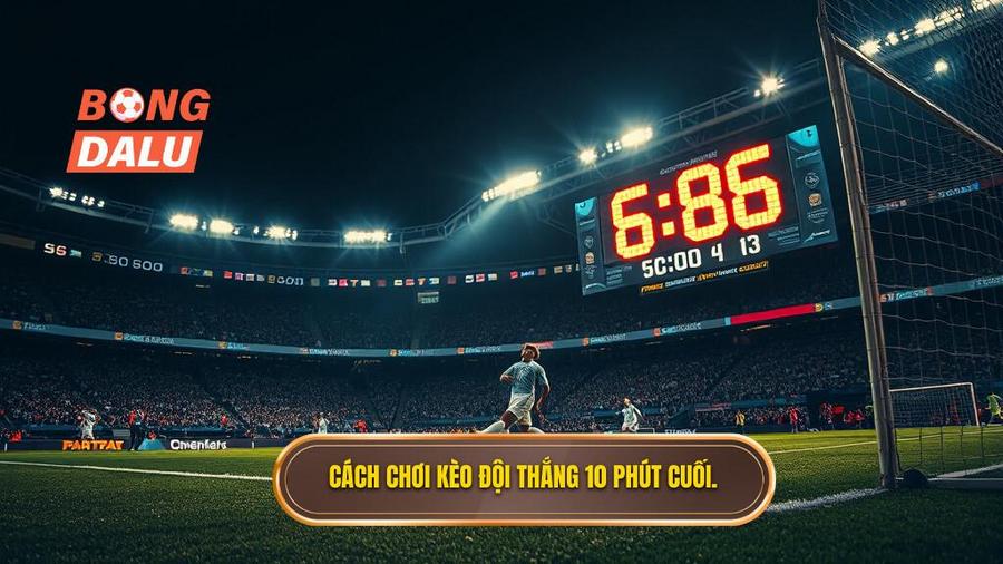 Hiểu đúng về Kèo cược đội thắng trong 10 phút cuối trận