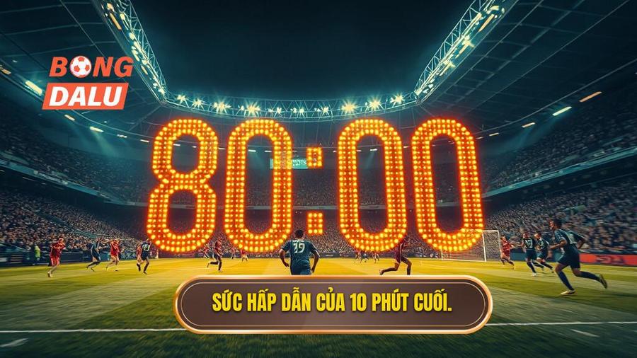 Tại sao 10 phút cuối trận lại là "thời điểm vàng"?