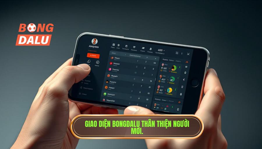 Giao diện Bongdalu thân thiện người mới